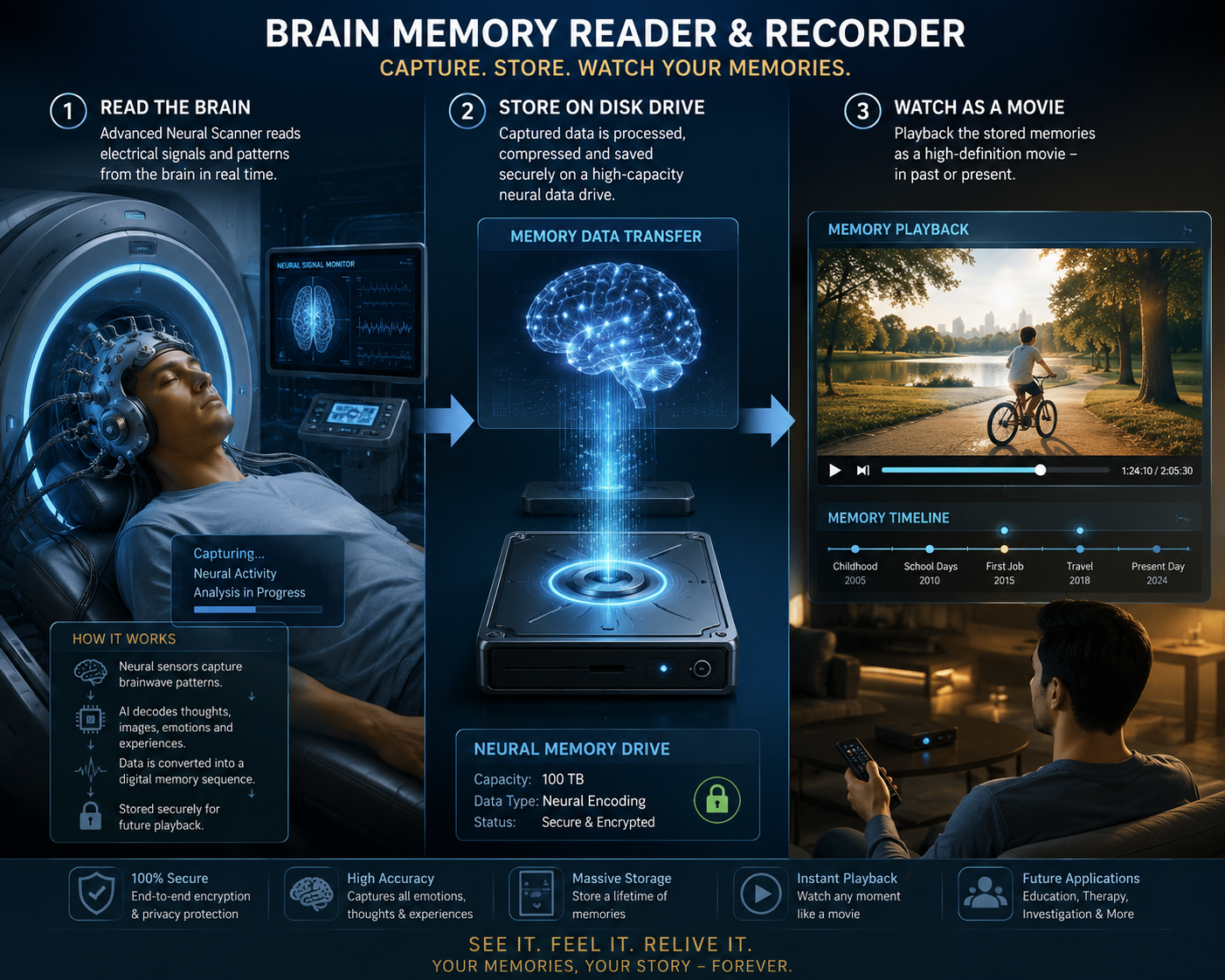 Brain Memory Reader and Recorder