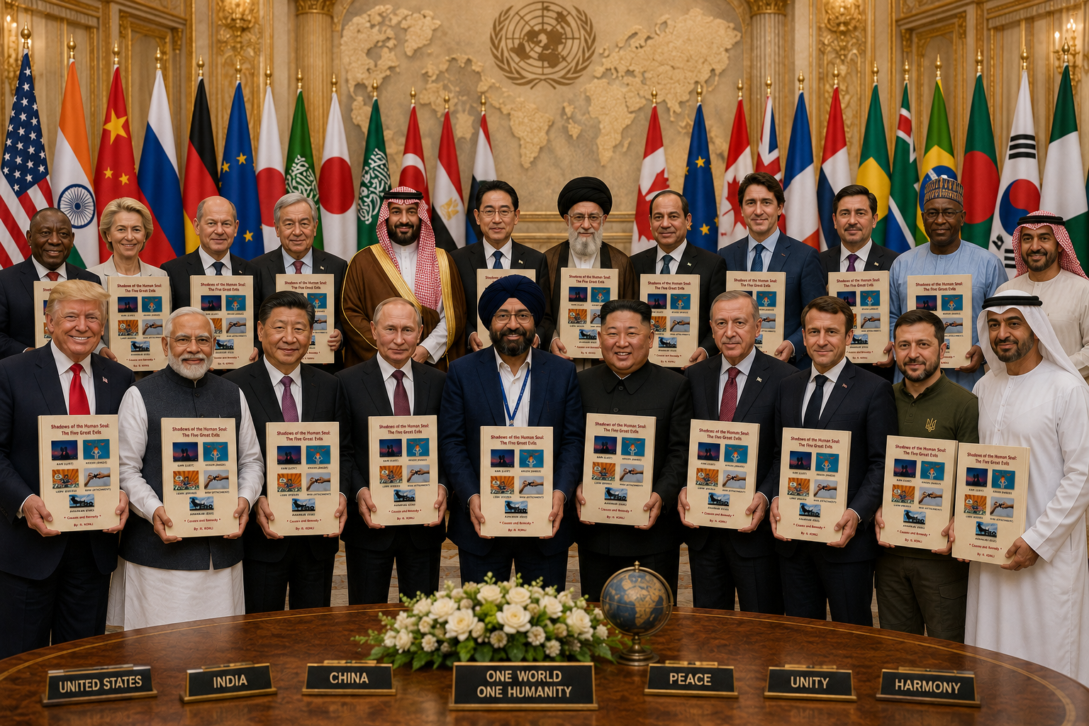 Distributing Books to Leaders of the Globe